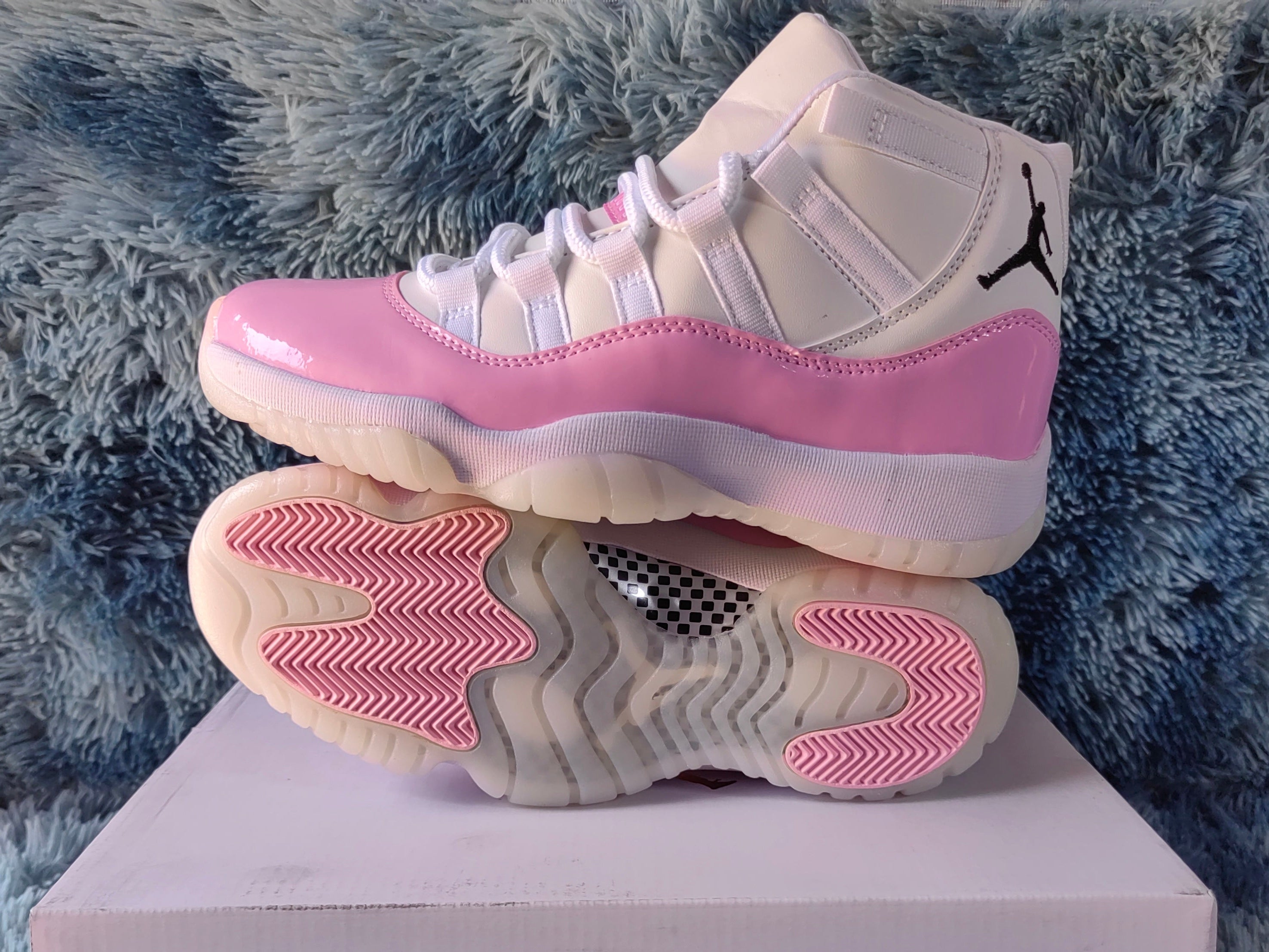 Jordan 11 – Design‑Inspired "Pretty In Pink Patents" Custom Fantasy Build AJ11‑PNKPTNT‑1128