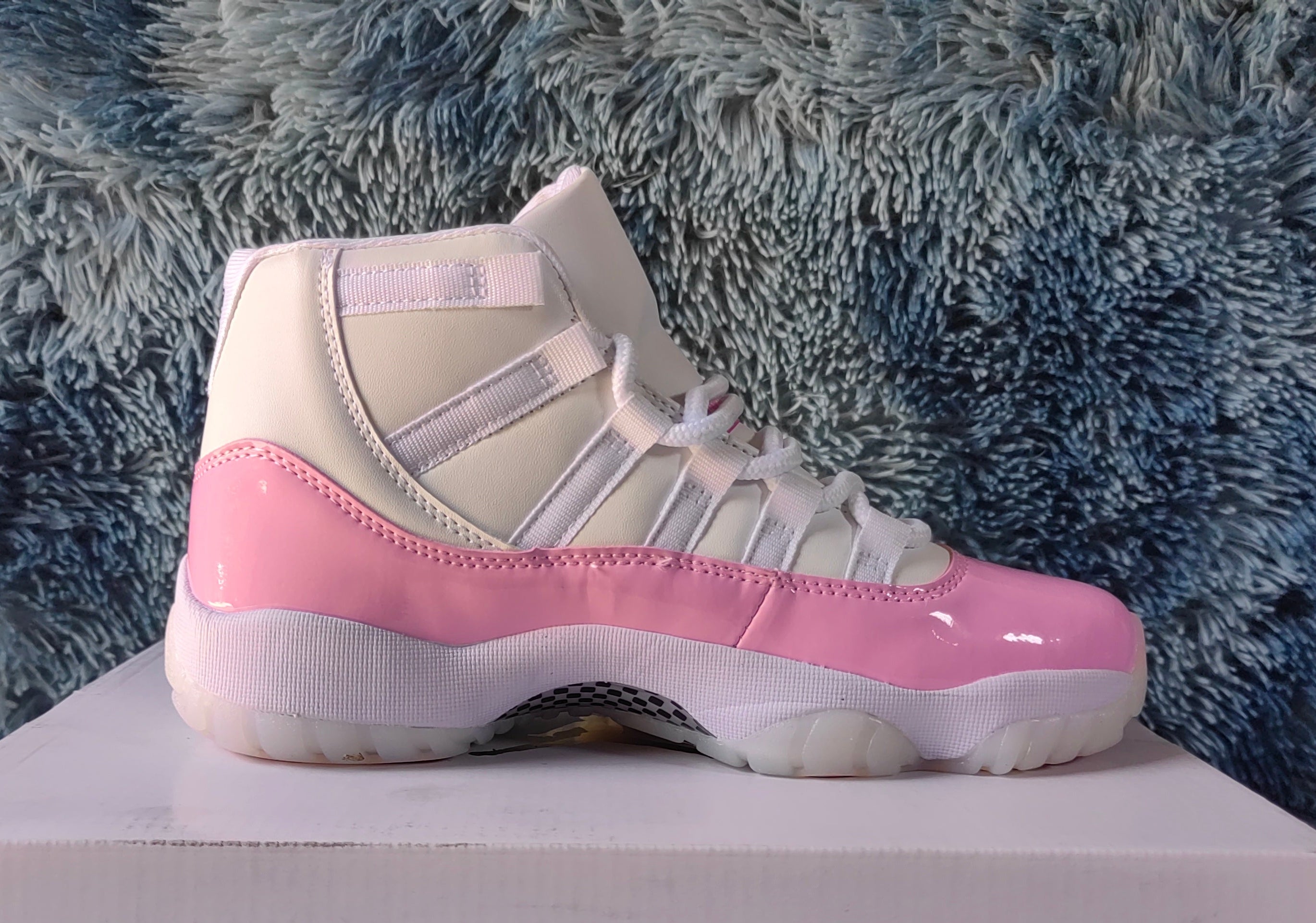 Jordan 11 – Design‑Inspired "Pretty In Pink Patents" Custom Fantasy Build AJ11‑PNKPTNT‑1128