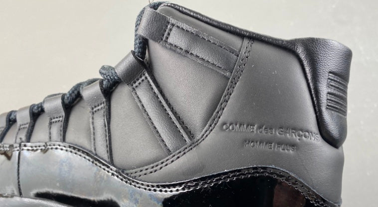 Jordan 11 – Design-Inspired "COMME des GARÇONS HOMME PLUS" Custom Tribute Build AJ11‑CDG‑1127