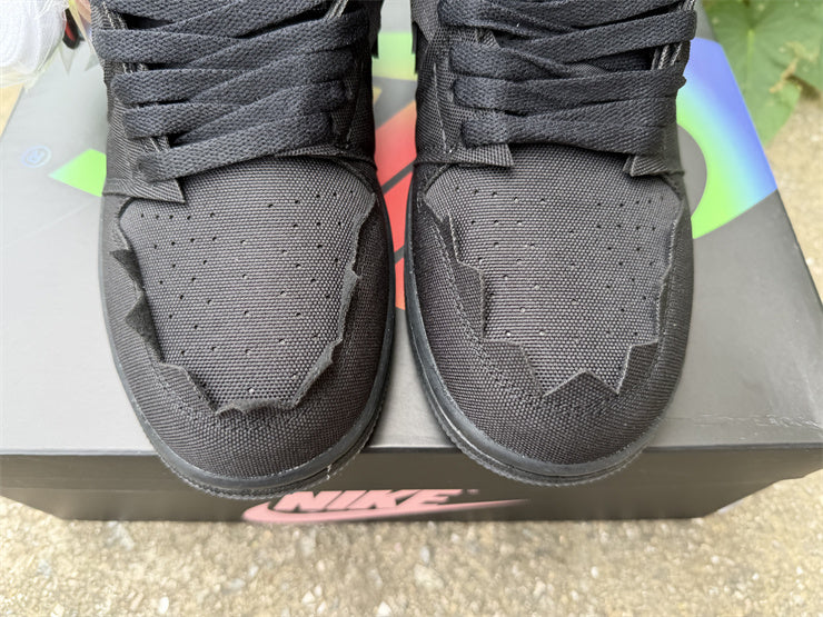 Jordan 1 High Design-Inspired - J Balvin "Blacked Out" "Black" Custom Tribute - AJ1-BLVNJ-046