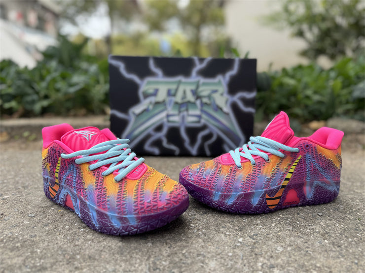 Nike Ja 3 - Design-Inspired "Sunset" Custom Tribute - JA3-SUN-006