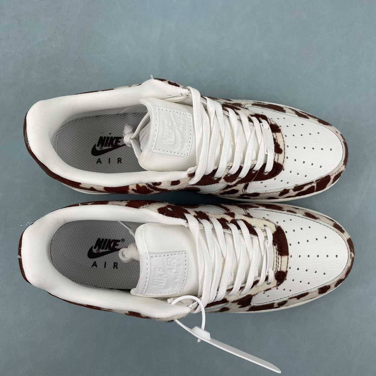 Air Force 1 – Design-Inspired "Cow Prints" Fantasy Build AF1-031 | Black/White & Brown/Cream
