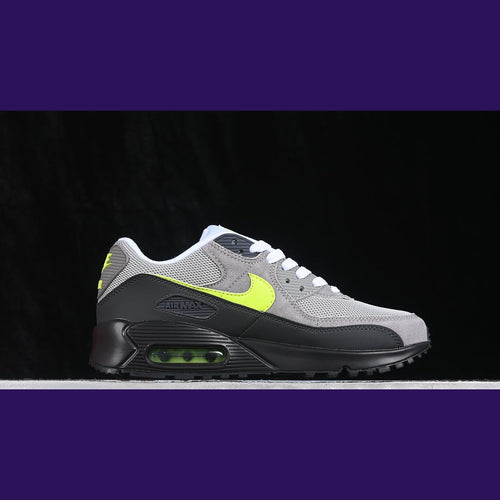 Air Max 90 Design-Inspired - "OG Volt" "Grey/Volt/Black" Custom Tribute - AM90-OGVOLT-009 - Sole Revival and Redemption LLC