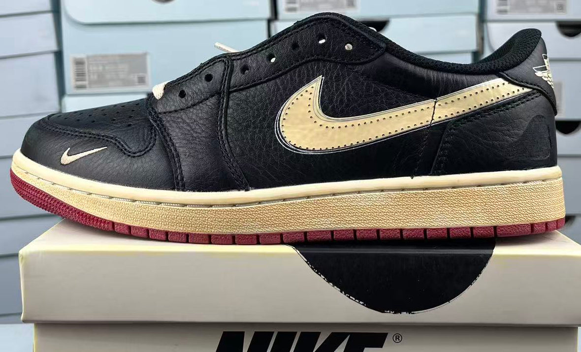 Jordan 1 Low Design‑Inspired - Nigel Sylvester “Better With Time” - Tributes - AJ1‑BWT‑NS-046