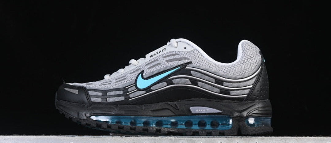 Air Max TI 2.5 – Design‑Inspired  "Wolf Grey and Black" - Custom Tributes