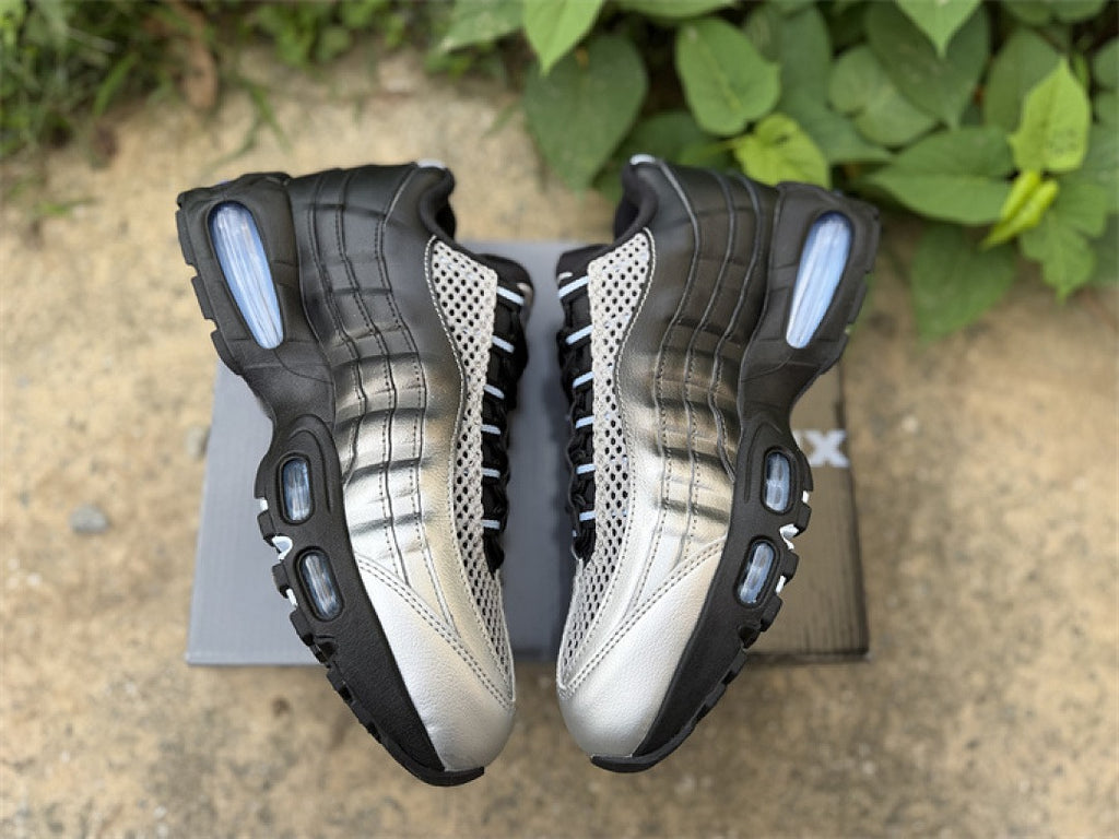Nike Air Max 95 – Design-Inspired "Palace Black Silver" Custom Tribute Build AM95-PALACE-003