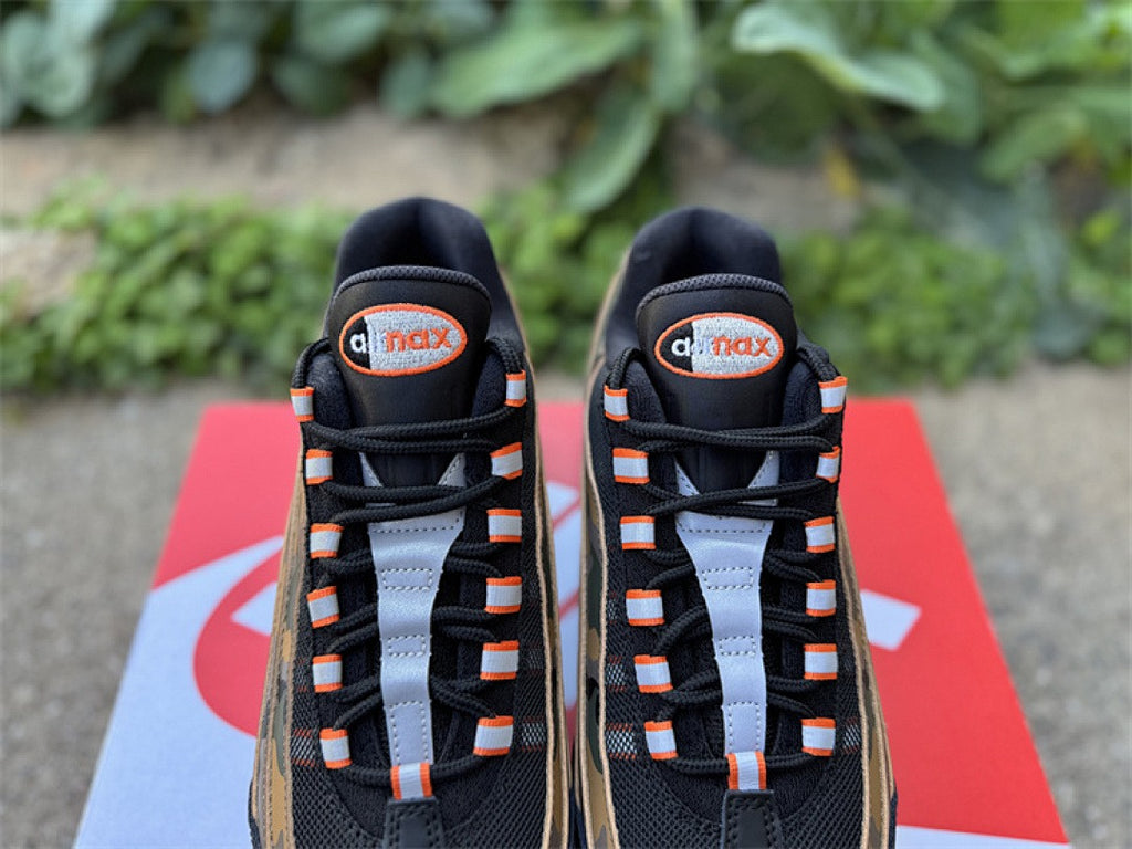 Nike Air Max 95 – Design-Inspired "Olive Camo Orange" Custom Tribute Build AM95-OLIVCAMO-009