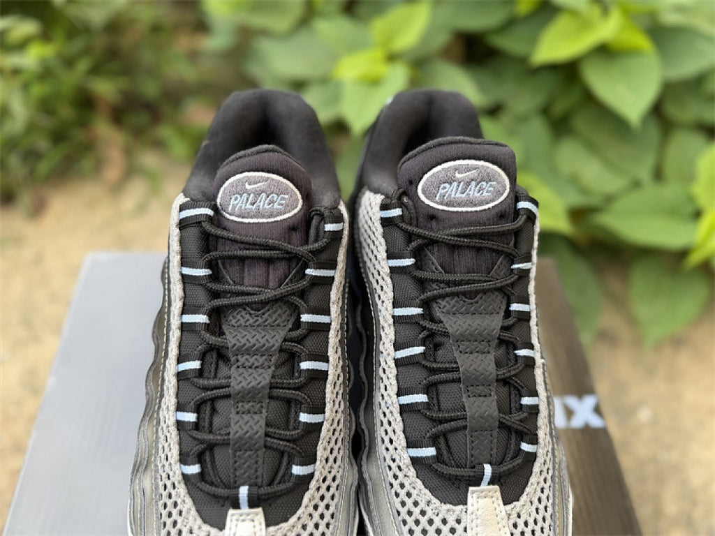 Nike Air Max 95 – Design-Inspired "Palace Black Silver" Custom Tribute Build AM95-PALACE-003