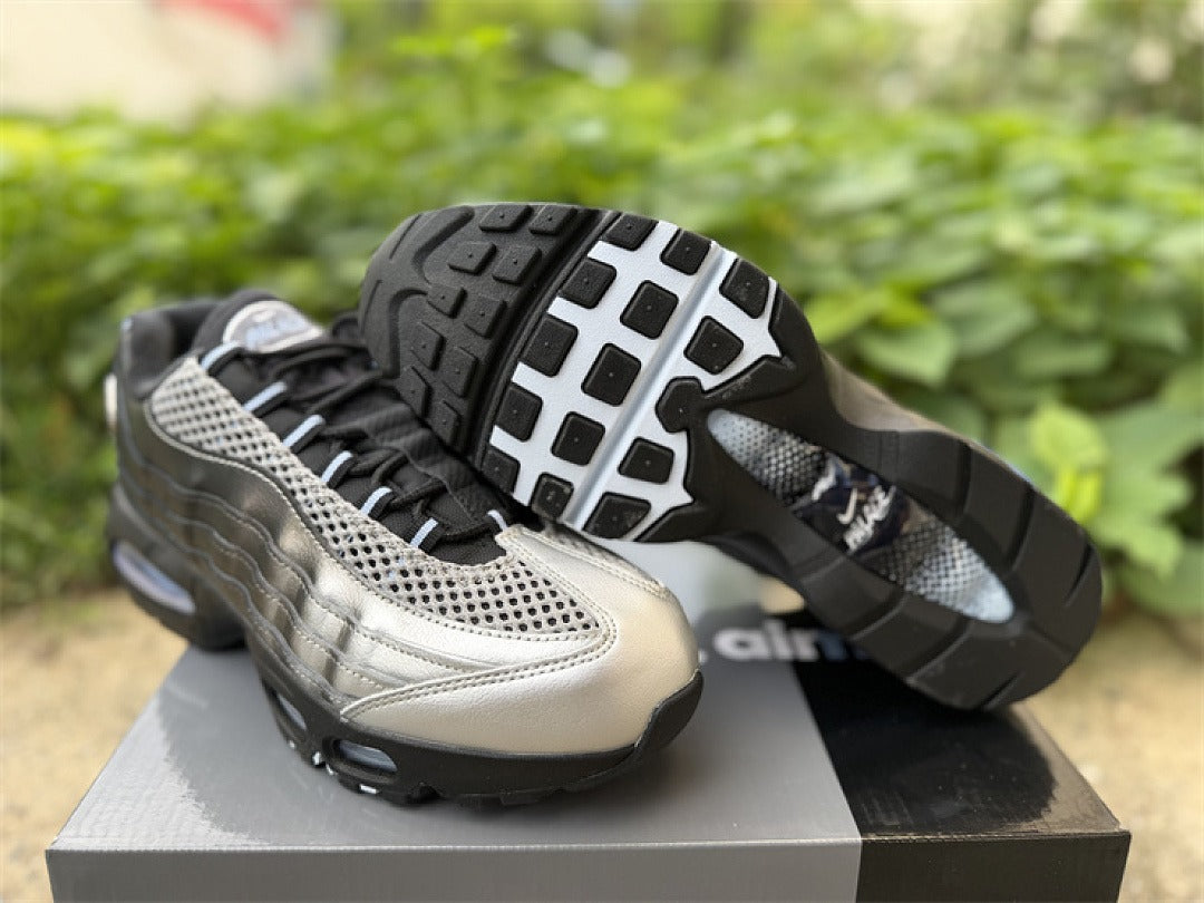 Nike Air Max 95 – Design-Inspired "Palace Black Silver" Custom Tribute Build AM95-PALACE-003