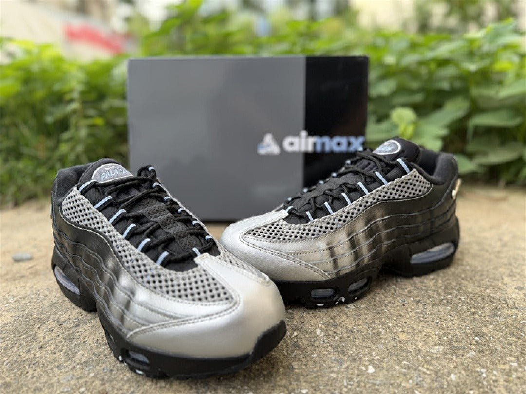 Nike Air Max 95 – Design-Inspired "Palace Black Silver" Custom Tribute Build AM95-PALACE-003