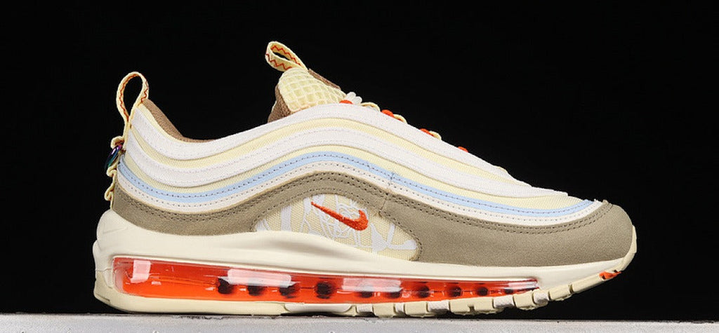 Nike Air Max 97 Design-Inspired — "Cream Khaki" Custom Tribute AM97-CRKHK-048