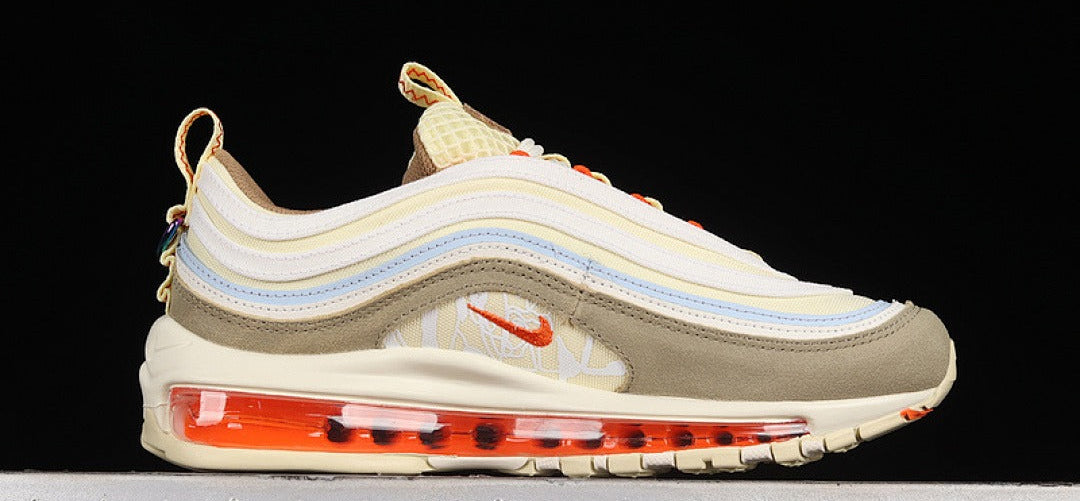 Nike Air Max 97 Design-Inspired — "Cream Khaki" Custom Tribute AM97-CRKHK-048