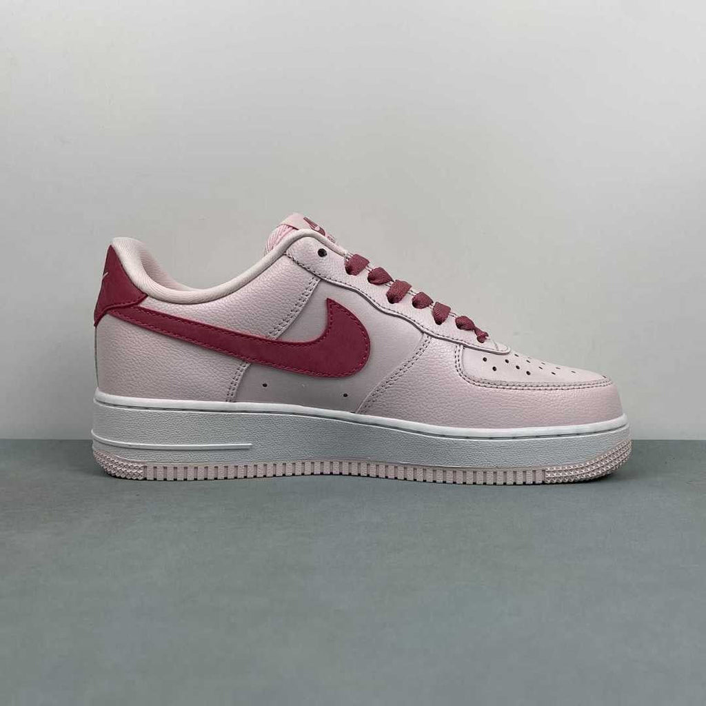 AF1-039 Love Letter Blush Burgundy – lateral profile clean studio shot showing full colorway and silhouette