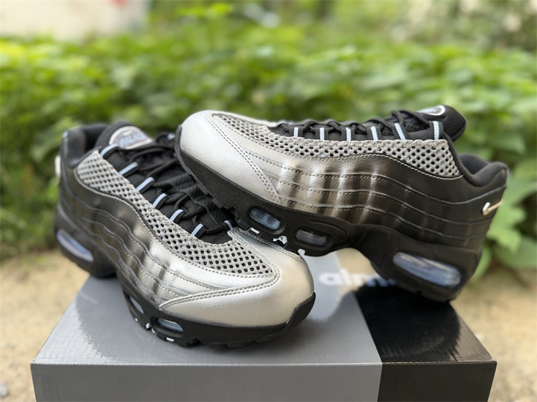Nike Air Max 95 – Design-Inspired "Palace Black Silver" Custom Tribute Build AM95-PALACE-003