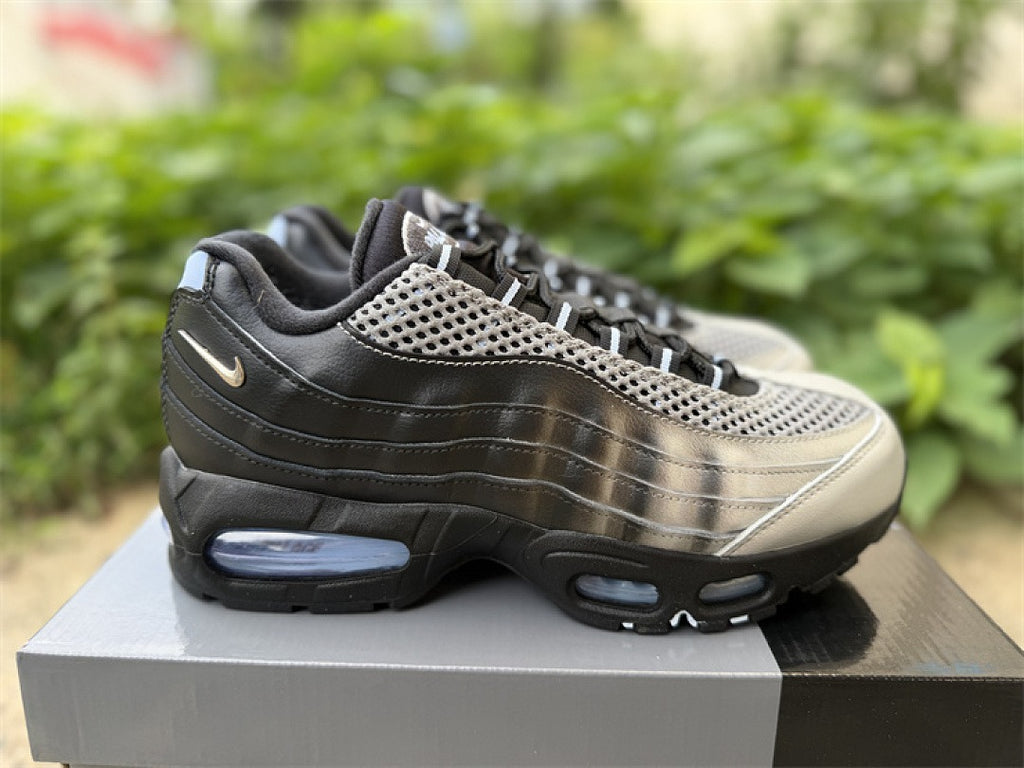 Nike Air Max 95 – Design-Inspired "Palace Black Silver" Custom Tribute Build AM95-PALACE-003