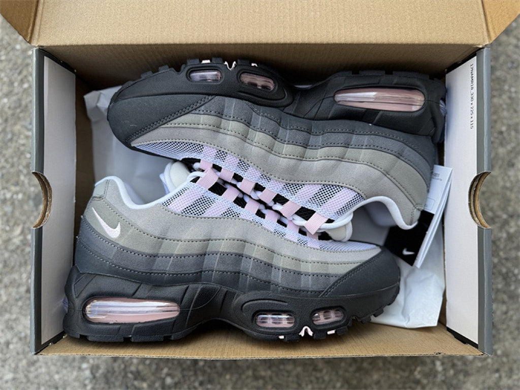 Nike Air Max 95 – Design-Inspired "Grey Pink" Custom Tribute Build AM95-GRYPNK-005