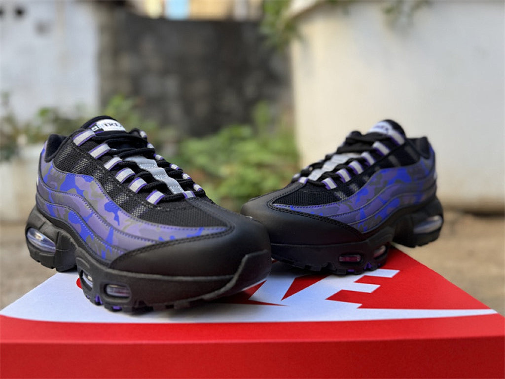 Nike Air Max 95 – Design-Inspired "Black Purple Camo" Custom Tribute Build AM95-PRPCAMO-008