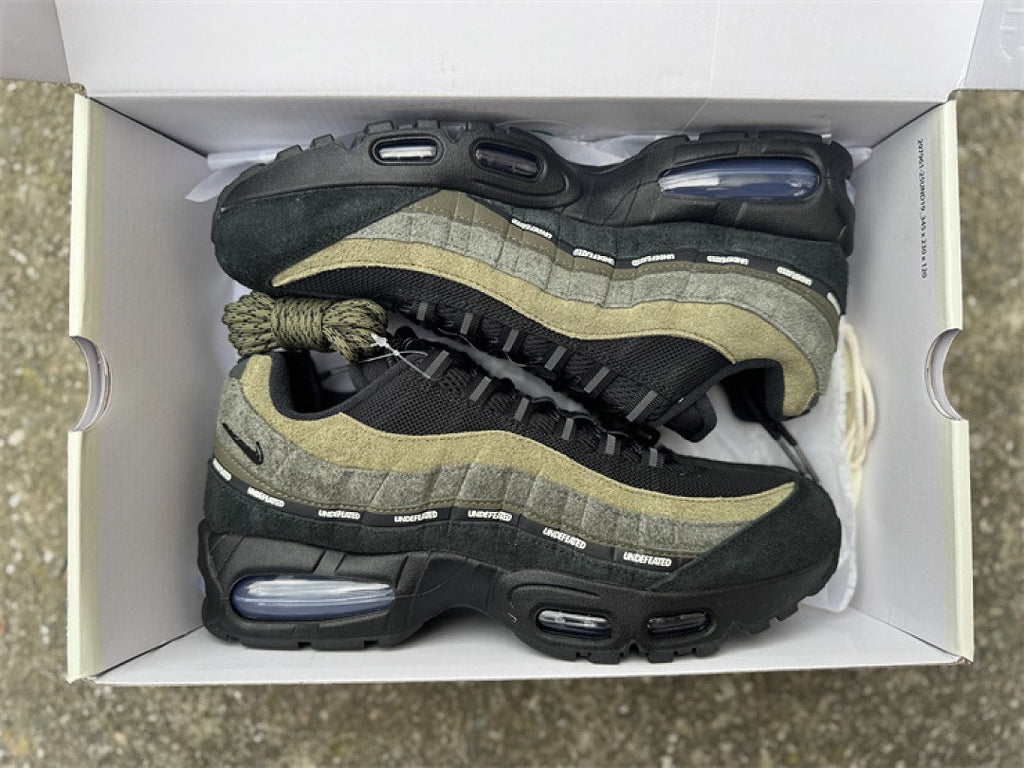 Nike Air Max 95 – Design-Inspired "Undefeated Black Olive" Custom Tribute Build AM95-UNDFTD-013