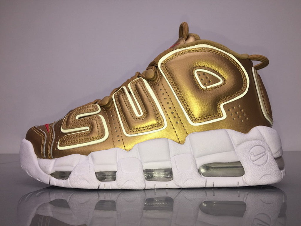 Air Max Uptempo — Design‑Inspired "SUPREME" Golden Tributes AMUPTEM-SUPGLD