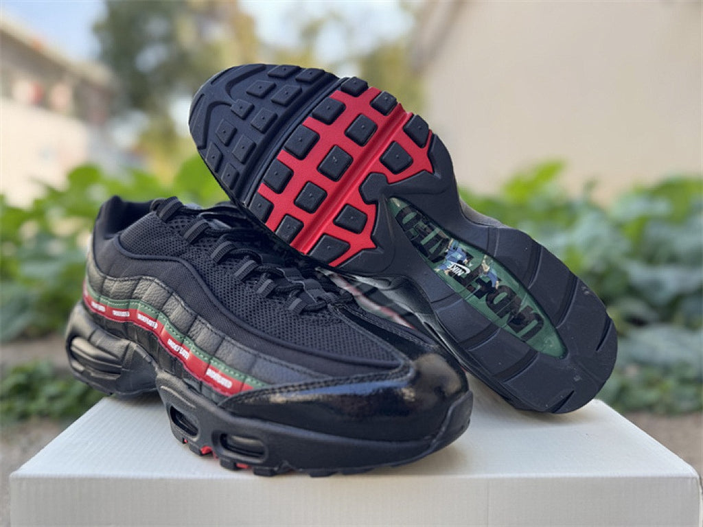 Nike Air Max 95 – Design-Inspired "Undefeated Black Green Red" Custom Tribute Build AM95-UNDFTD-011