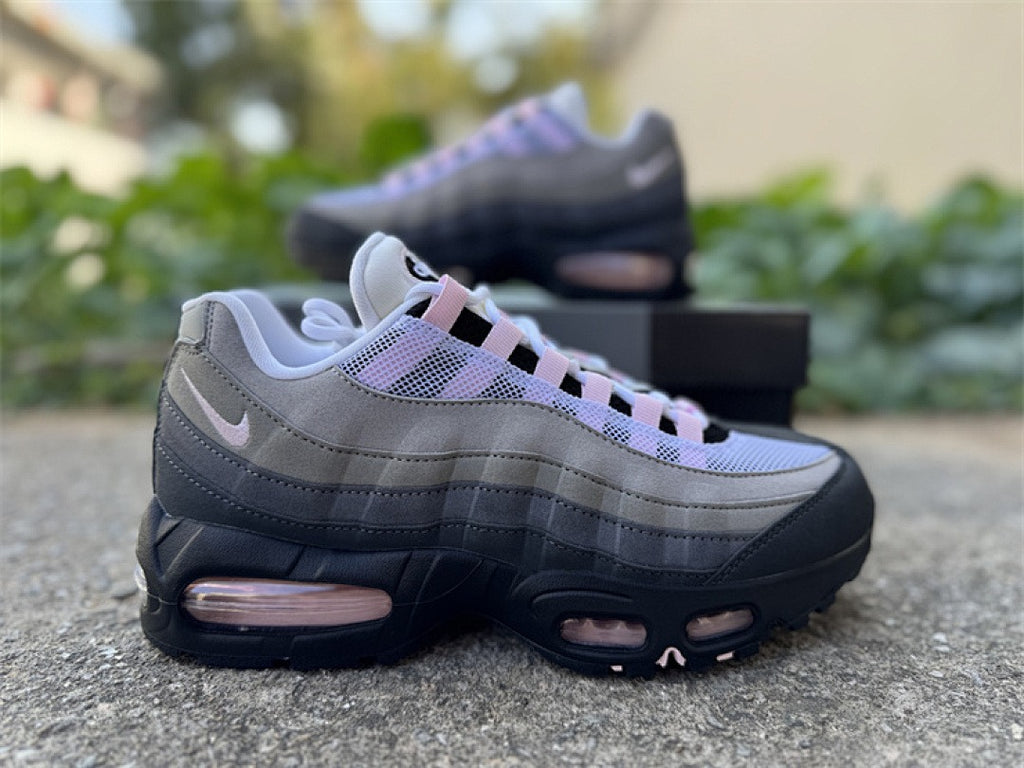 Nike Air Max 95 – Design-Inspired "Grey Pink" Custom Tribute Build AM95-GRYPNK-005