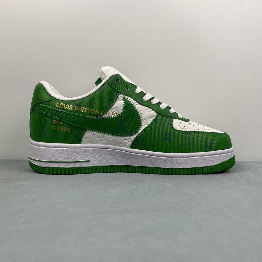Air Force 1 Low – Design-Inspired “Virgil's: Off‑White" Pack - Grey / Yellow / White / Blue Custom Tribute Build AF1-002