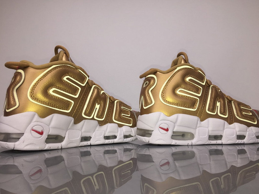 Air Max Uptempo — Design‑Inspired "SUPREME" Golden Tributes AMUPTEM-SUPGLD