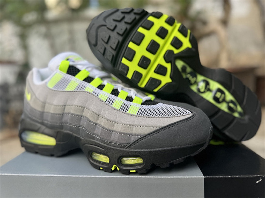 Nike Air Max 95 – Design-Inspired "Neon" Custom Tribute Build AM95-NEONGRN-001