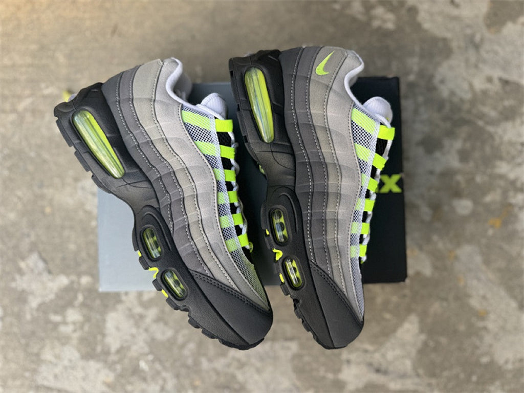 Nike Air Max 95 – Design-Inspired "Neon" Custom Tribute Build AM95-NEONGRN-001