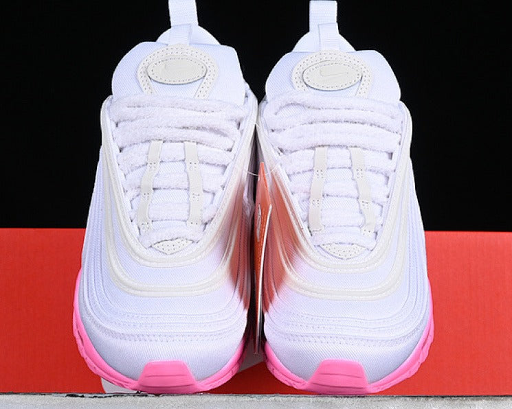 Nike Air Max 97 Design-Inspired — "White Laser Pink" Custom Tribute AM97-WHTPNK-046