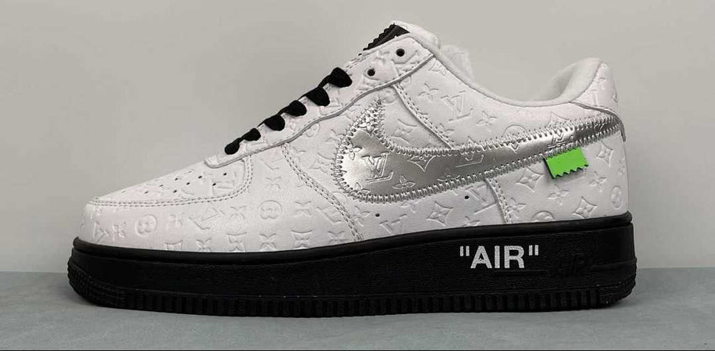 Air Force 1 Low – Design-Inspired “Virgil's: Off‑White" Pack - Grey / Yellow / White / Blue Custom Tribute Build AF1-002