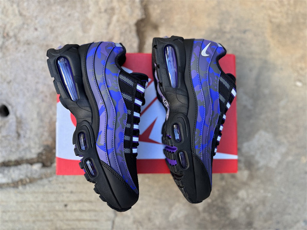 Nike Air Max 95 – Design-Inspired "Black Purple Camo" Custom Tribute Build AM95-PRPCAMO-008