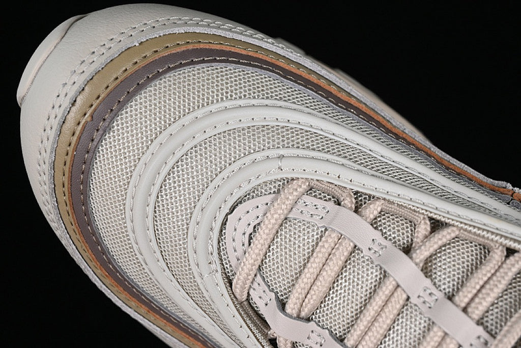Nike Air Max 97 Design-Inspired — "Light Bone" Custom Tribute AM97-LTBN-045