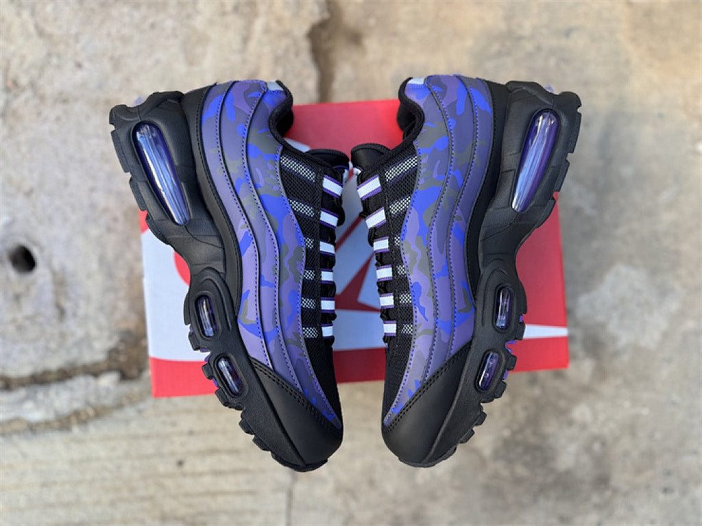 Nike Air Max 95 – Design-Inspired "Black Purple Camo" Custom Tribute Build AM95-PRPCAMO-008