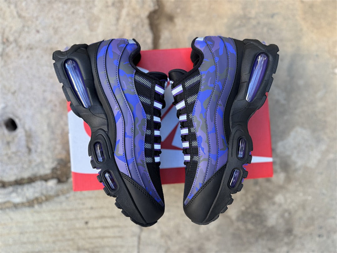 Nike Air Max 95 – Design-Inspired "Black Purple Camo" Custom Tribute Build AM95-PRPCAMO-008