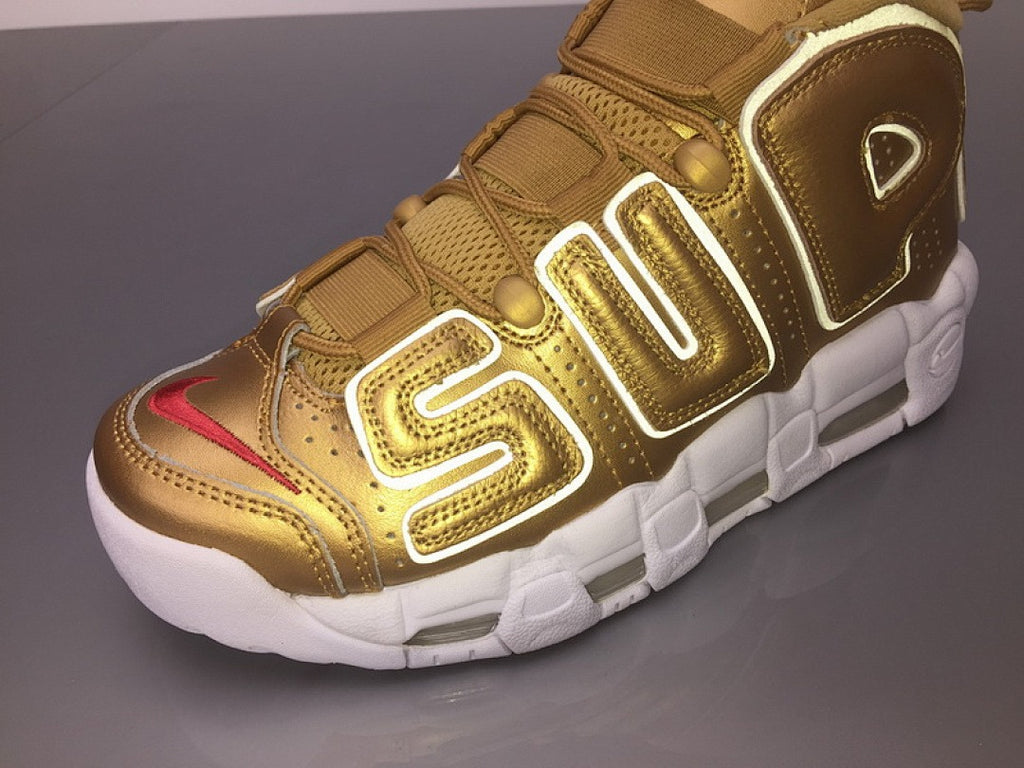 Air Max Uptempo — Design‑Inspired "SUPREME" Golden Tributes AMUPTEM-SUPGLD
