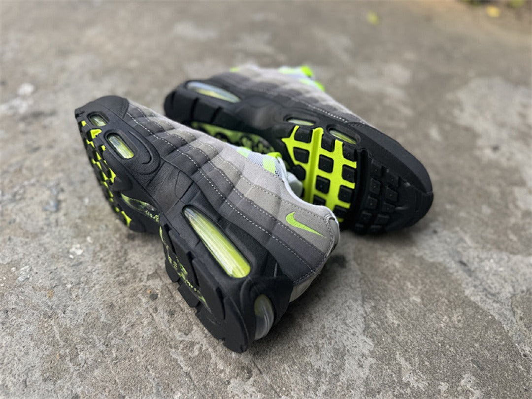 Nike Air Max 95 – Design-Inspired "Neon" Custom Tribute Build AM95-NEONGRN-001