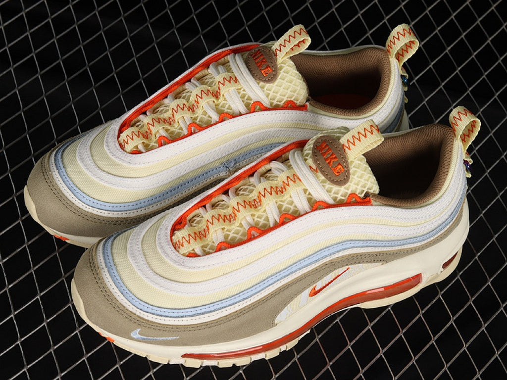 Nike Air Max 97 Design-Inspired — "Cream Khaki" Custom Tribute AM97-CRKHK-048