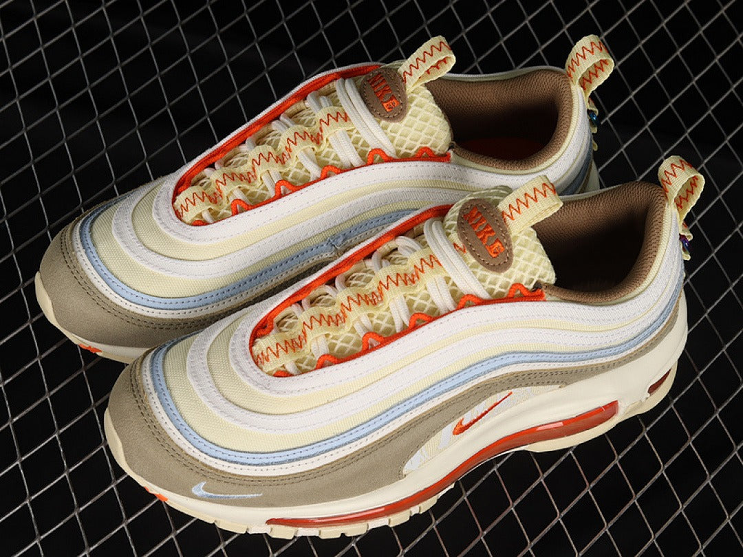 Nike Air Max 97 Design-Inspired — "Cream Khaki" Custom Tribute AM97-CRKHK-048