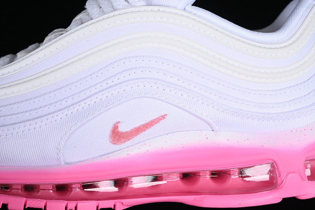 Nike Air Max 97 Design-Inspired — "White Laser Pink" Custom Tribute AM97-WHTPNK-046