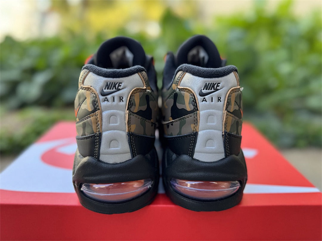 Nike Air Max 95 – Design-Inspired "Olive Camo Orange" Custom Tribute Build AM95-OLIVCAMO-009