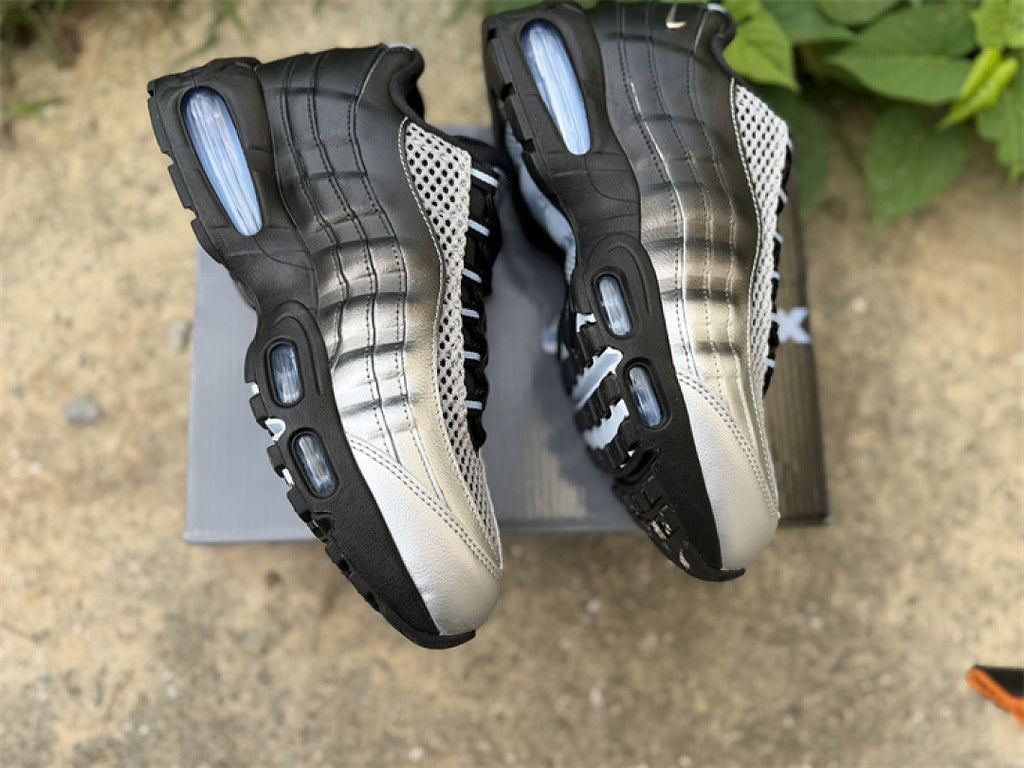 Nike Air Max 95 – Design-Inspired "Palace Black Silver" Custom Tribute Build AM95-PALACE-003