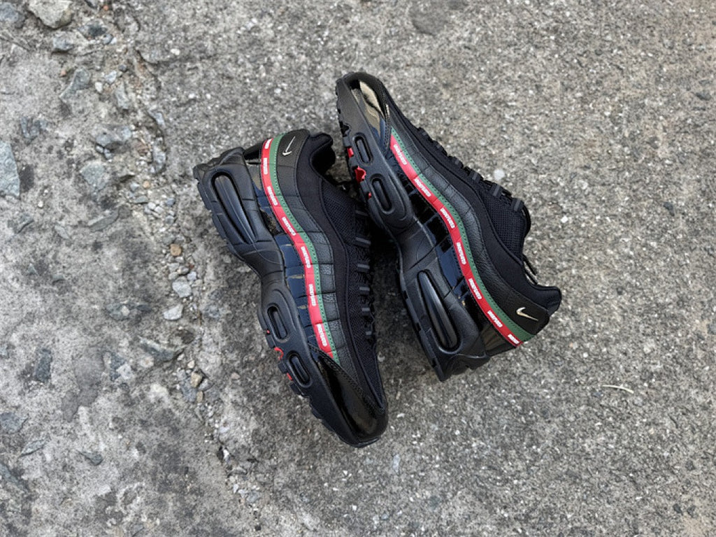 Nike Air Max 95 – Design-Inspired "Undefeated Black Green Red" Custom Tribute Build AM95-UNDFTD-011