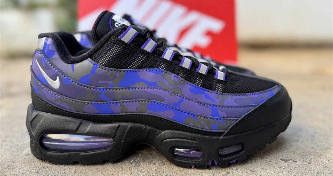 Nike Air Max 95 – Design-Inspired "Black Purple Camo" Custom Tribute Build AM95-PRPCAMO-008