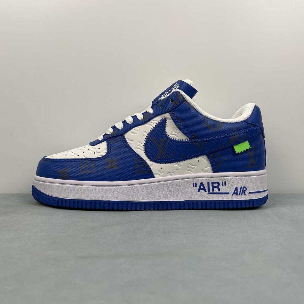 Air Force 1 Low – Design-Inspired “Virgil's: Off‑White" Pack - Grey / Yellow / White / Blue Custom Tribute Build AF1-002