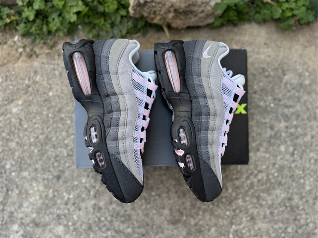 Nike Air Max 95 – Design-Inspired "Grey Pink" Custom Tribute Build AM95-GRYPNK-005