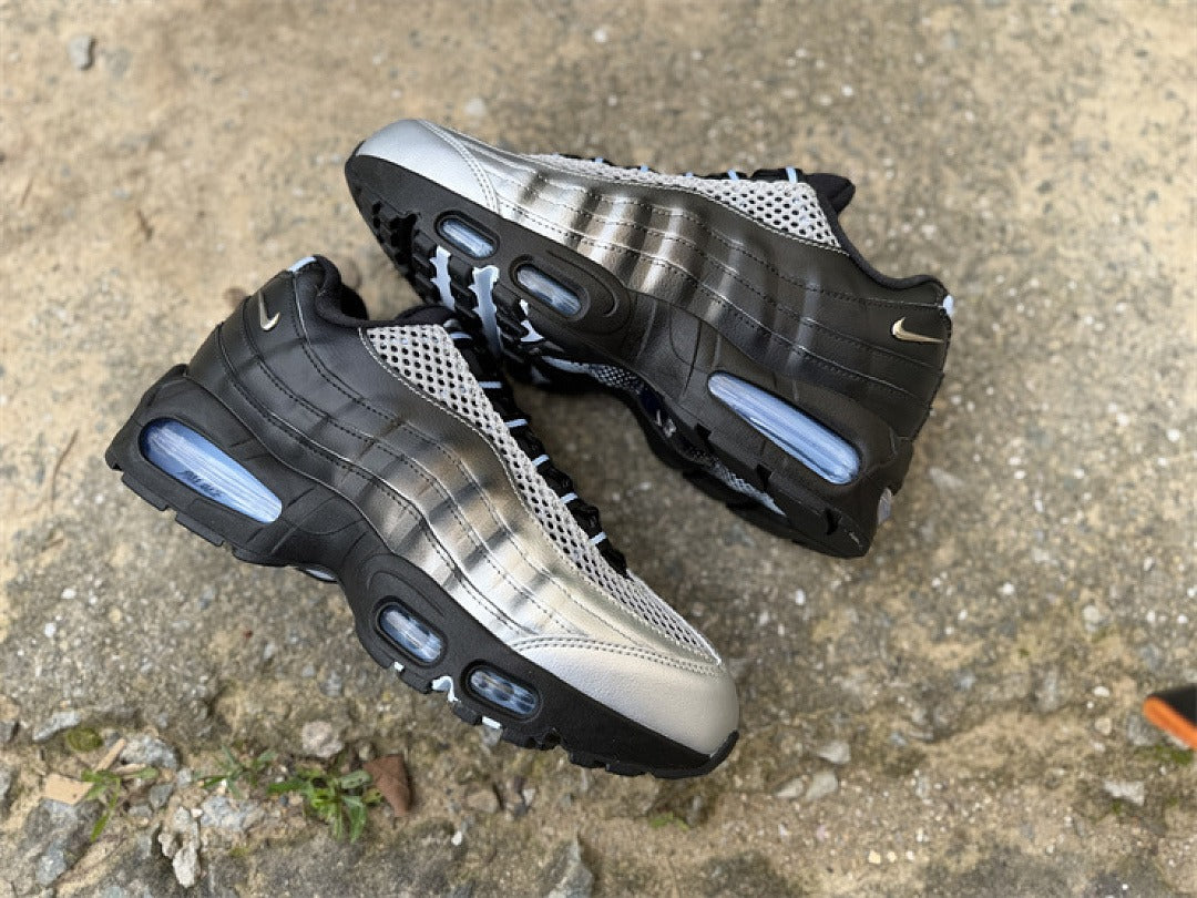 Nike Air Max 95 – Design-Inspired "Palace Black Silver" Custom Tribute Build AM95-PALACE-003