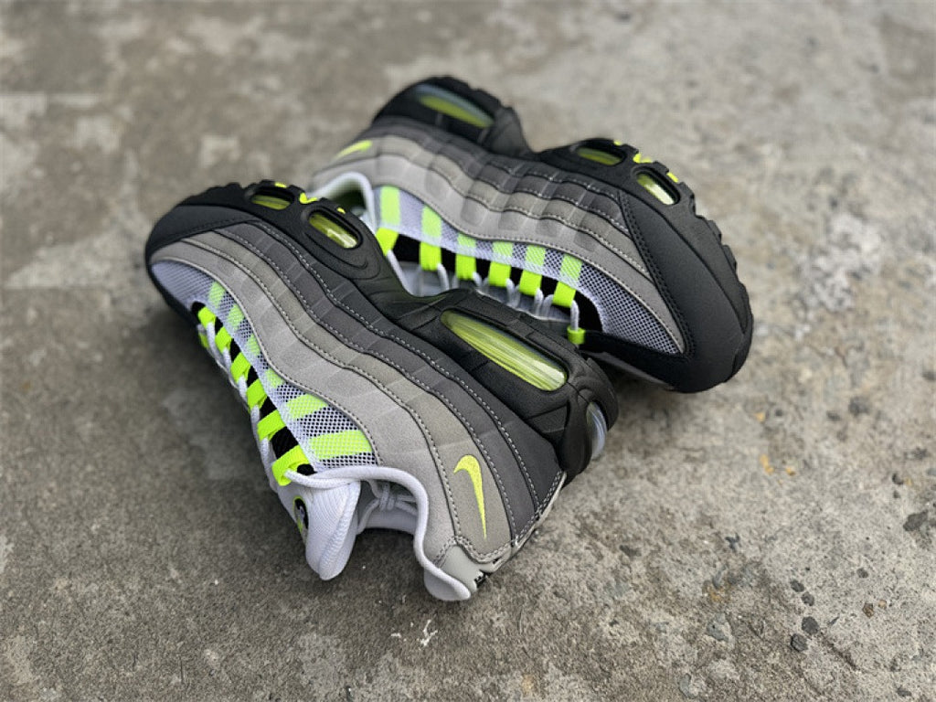 Nike Air Max 95 – Design-Inspired "Neon" Custom Tribute Build AM95-NEONGRN-001