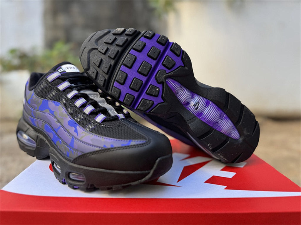 Nike Air Max 95 – Design-Inspired "Black Purple Camo" Custom Tribute Build AM95-PRPCAMO-008