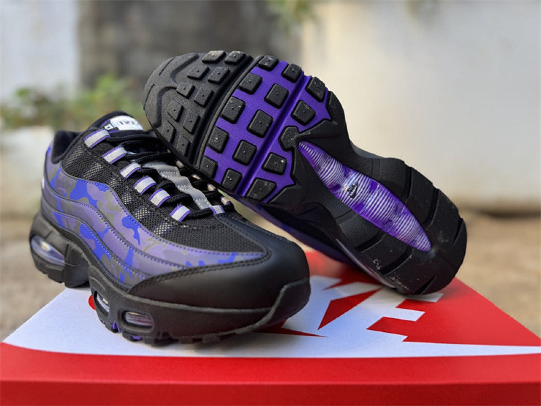 Nike Air Max 95 – Design-Inspired "Black Purple Camo" Custom Tribute Build AM95-PRPCAMO-008